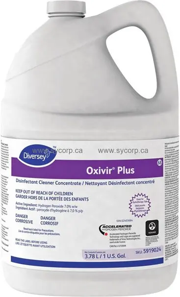 OXIVIR PLUS Nettoyant désinfectant concentré