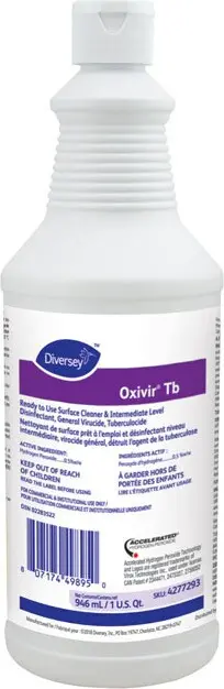 OXIVIR TB Désinfectant avec peroxyde d'hydrogène prêt à l'emploi
