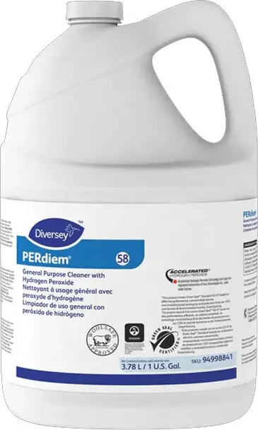 PERDIEM 58 Nettoyant désinfectant tout usage avec Peroxyde d'hydrogène