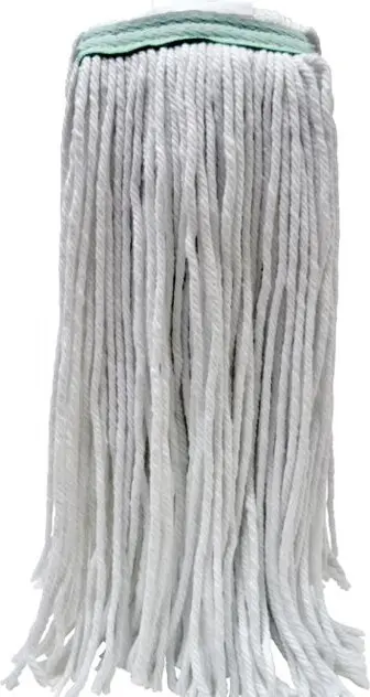 Vadrouille en synthétique, bande étroite, coupée, blanche