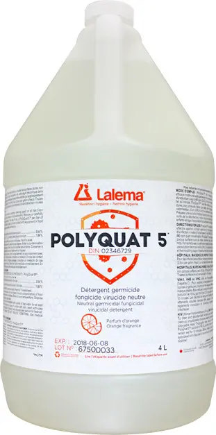 POLYQUAT 5 Détergent bactéricide, fongicide, virucide neutre