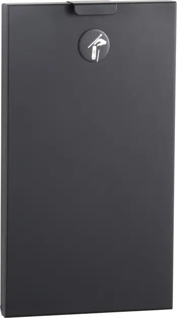 TRIMLINE Poubelle murale en acier inoxydable 12 gal