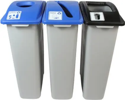 WASTE WATCHER Poubelles pour déchets, bouteilles et compost 69 gal