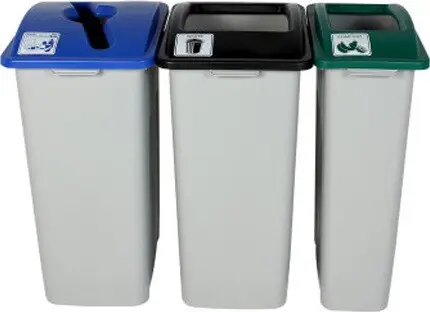 WASTE WASTCHER XL Poubelles pour les déchets, recyclage et composte 87 gal