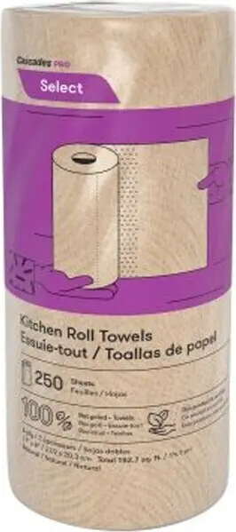 K251 SELECT Essuie-tout en rouleau brun, 12 x 250 feuilles