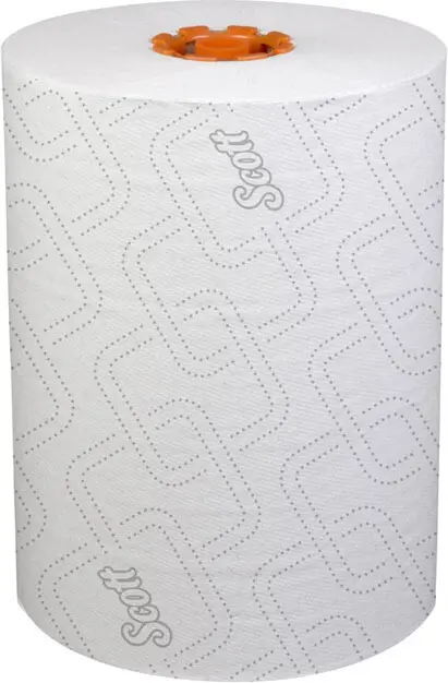 47035 SCOTT Essuie-mains en rouleau blanc, 6 x 580'
