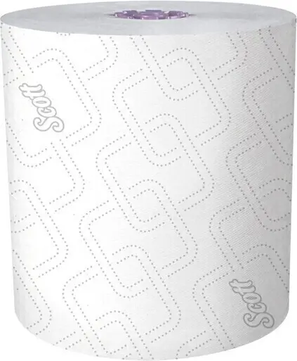 02001 SCOTT ESSENTIAL Essuie-mains en rouleau blanc, 6 x 950'