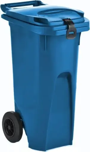 Bac roulant extérieur pour le recyclage 80L