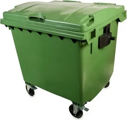 Bac roulant pour la collecte des déchets ou du recyclage 1100L