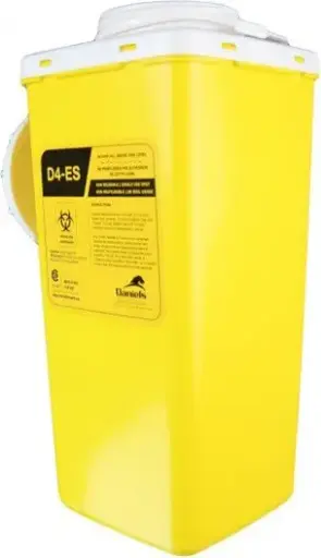 Contenant interne jetable pour poubelle murale biomédicale