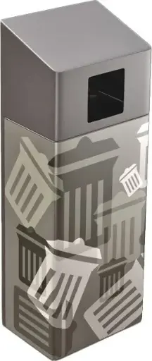 [NIROCKET580] ROCKET Poubelle à déchets mural 58L