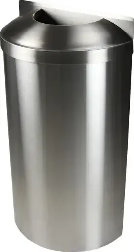 [FR00312S000] 312-S Poubelle murale en acier inoxydable 16 gal