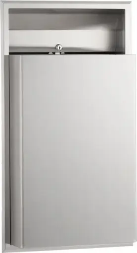 [BO0B3644000] B-3644 Poubelle encastrée en acier inoxydable 12 gal