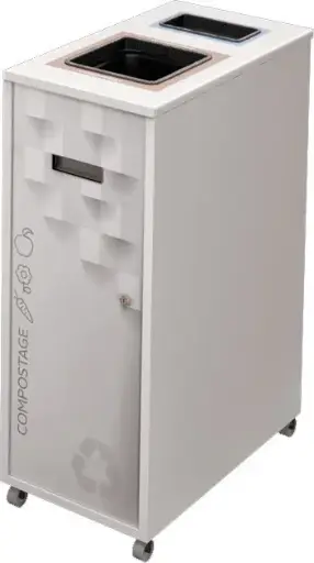 [NILO87LABLA] LOUNGE Poubelle de récupération des matières organiques et liquides