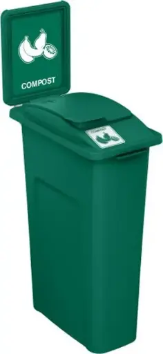 WASTE WATCHER Poubelle pour compost avec panneau 23 gal