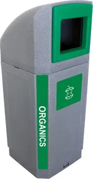 OCTO Poubelle extérieure pour matières organiques 32 gal