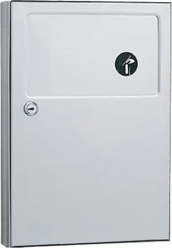 CLASSIC Poubelle pour serviettes hygiéniques en acier inoxydable