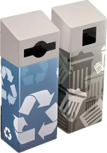 [NIROC580200] ROCKET Station de recyclage murale double 58L