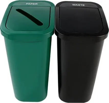 [BU100880000] BILLI BOX Corbeille de recyclage double pour le papier 20 gal