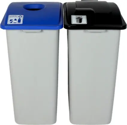 [BU101318000] WASTE WATCHER Station de recyclage des canettes et bouteilles 64 gal