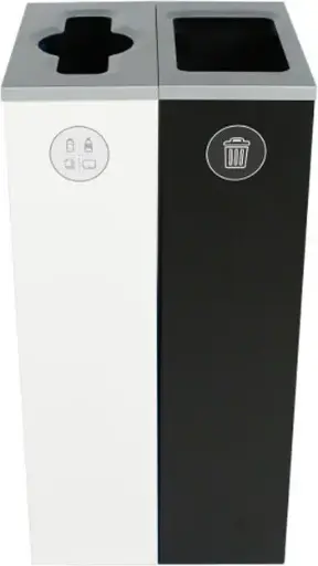 SPECTRUM Poubelle pour le recyclage mixte 20 gal