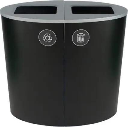 SPECTRUM Station de recyclage mixte avec logo Möbius 44 gal