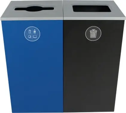SPECTRUM Station double pour le recyclage 48 gal