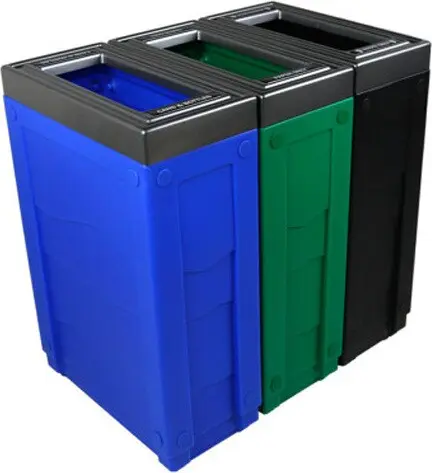 [BU101288000] EVOLVE Station de recyclage pour déchets, recyclage et composte 69 gal