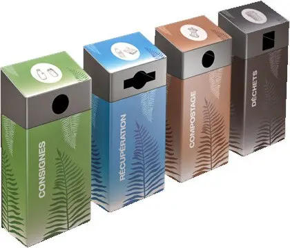 [NIROC8704CUST] ROCKET Station de recyclage 4 voies 87L