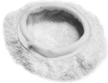 Bonnet de coton pour outil triangulaire