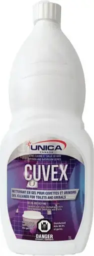 [QCNCUV01000] CUVEX Nettoyant désinfectant pour cuvettes et urinoirs en gel
