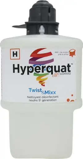 HYPERQUAT Nettoyant désinfectant neutre 5e génération