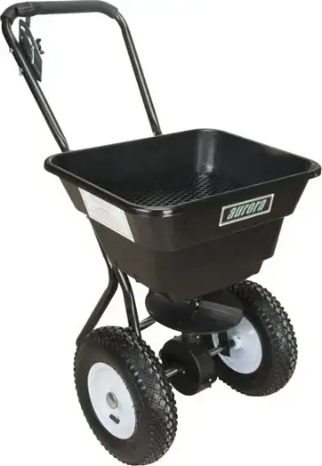 Épandeur à la volée avec couvercle antipluie