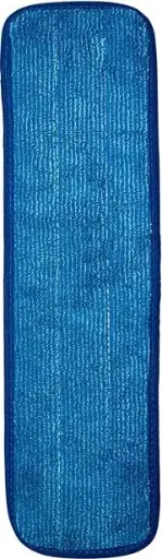 Tampon humide en microfibre bleu