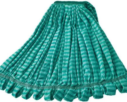 [RBT81306VER] Vadrouille en microfibre, bande étroite, bouclée, verte