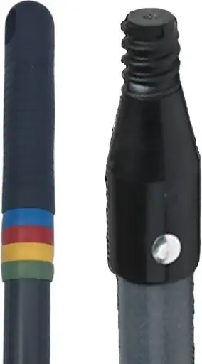 [MR015716800] Manche fileté en fibre de verre 60" avec anneaux de couleur