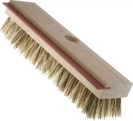 [AG000336000] Brosse à récurer 11" en fibres union et racloir