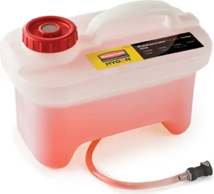 Contenant avec tuyau de remplissage