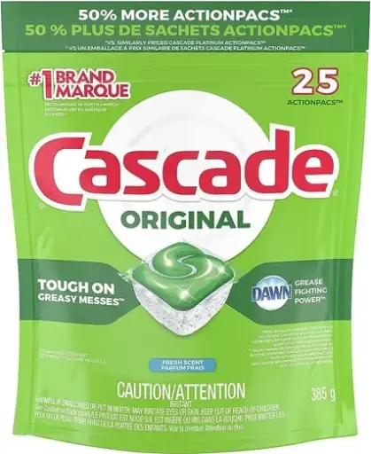 [PG098082000] CASCADE ORIGINAL Détergent à lave-vaisselle en sachets