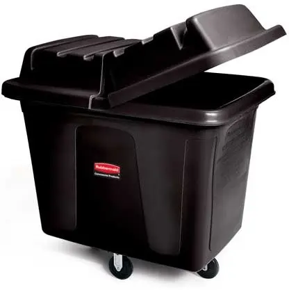 Chariot de buanderie cubique 12 pieds cubes Rubbermaid 4612