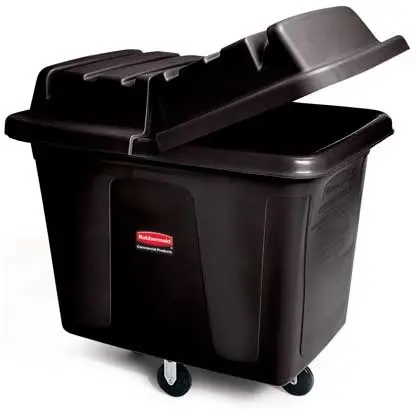 [RB004616NOI] Chariot de buanderie cubique 16 pieds cubes Rubbermaid 4616