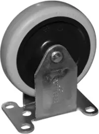[PR007734L10] Roulettes 4" en polyéthilène rigide pour chariots Rubbermaid 7734-88