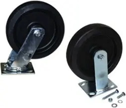 [PR4436L8000] Roulettes pivotantes et fixes 8" TPR Rubbermaid 4436L8