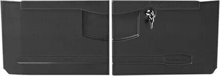 [PR4094L1NOI] Portes verrouillables pour chariot à tablettes 4094 Xtra