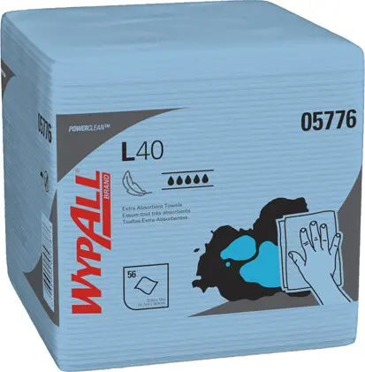 Wypall L40 Lingettes extra robustes bleu