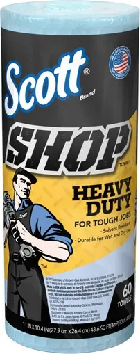 [KC032992000] 32992 Scott Chiffons d'atelier très résistant en rouleau bleu