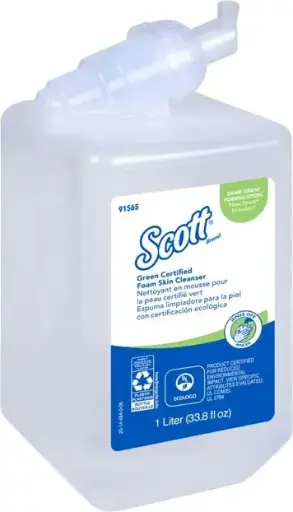 [KC091565000] SCOTT ESSENTIAL Nettoyant en mousse pour la peau certifié Vert