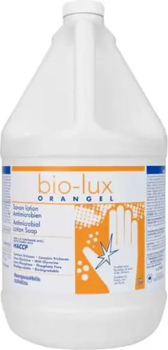 [JVBIORGW400] SAFEBLEND Bio-Lux Orangel, Savon à mains antimicrobien BIOR