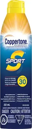 Crème solaire Copperton Sport FPS 30