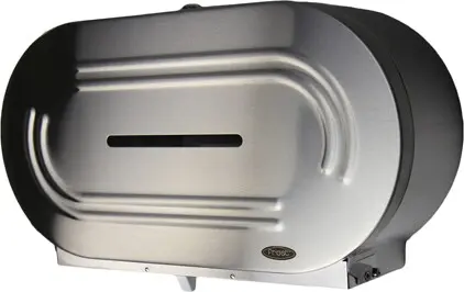 Distributeur double pour papier hygiénique grand format universel